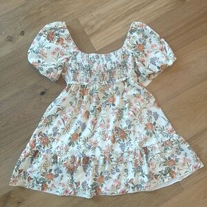 Altar’d State ivory multi floral dress